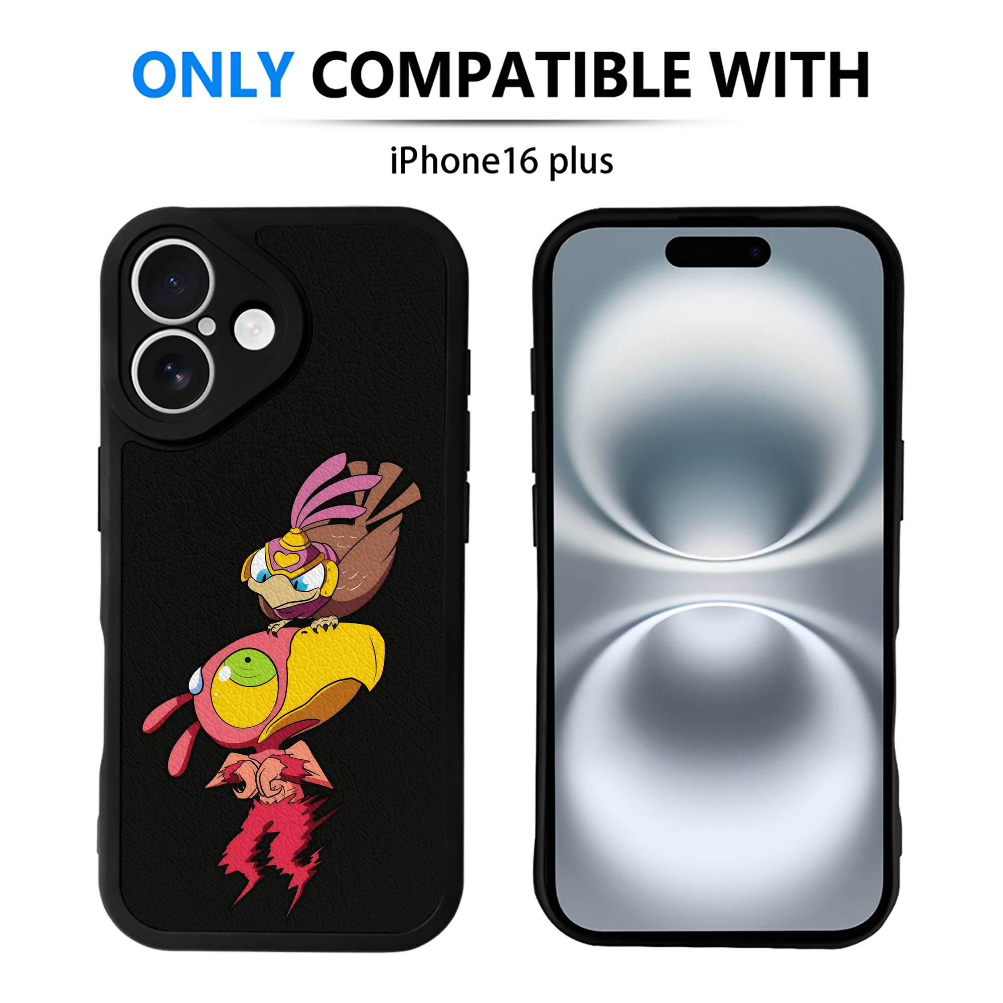 （画像用） ジョジョの奇妙な冒険 JoJo's Bizarre Adventure 【iPhone 16シリーズ対応】シリコンスマホケース（レザー調） 材質：シリコン